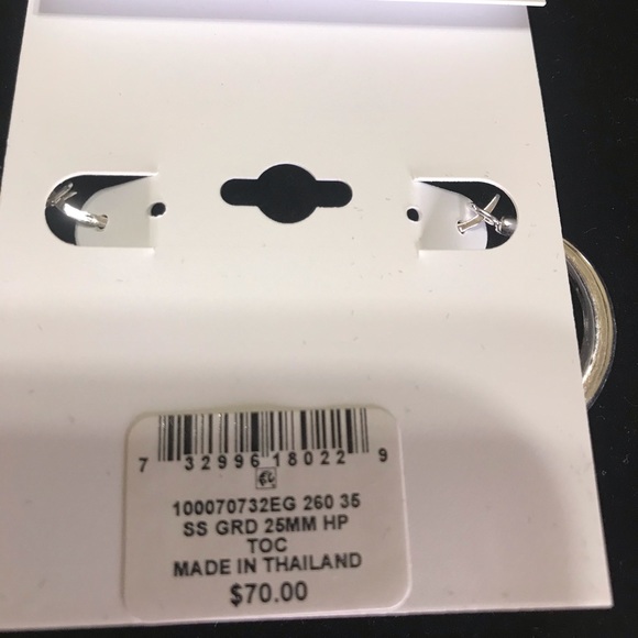 💥NWT Giani Bernini Sterling Silver Hoop Earrings - Picture 3 of 4